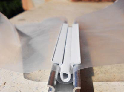 Profil aluminiu pentru folie dublă GEO