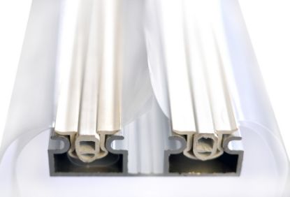 Poza cu Profil dublu aluminiu pentru folie dublă GEO