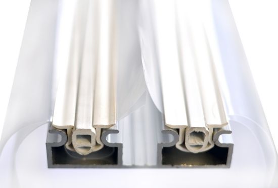 Poza cu Profil dublu aluminiu pentru folie dublă GEO